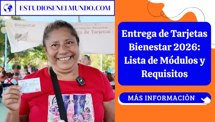 Entrega de Tarjetas Bienestar 2026: Lista de Módulos y Requisitos