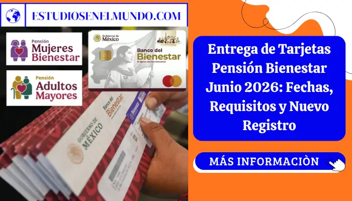 Entrega de Tarjetas Pensión Bienestar Junio 2026: Fechas, Requisitos y Nuevo Registro