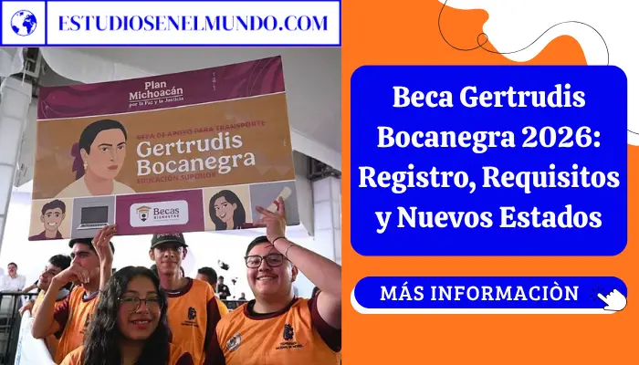 Estudiantes universitarios de Michoacán que reciben la Beca Gertrudis Bocanegra para transporte