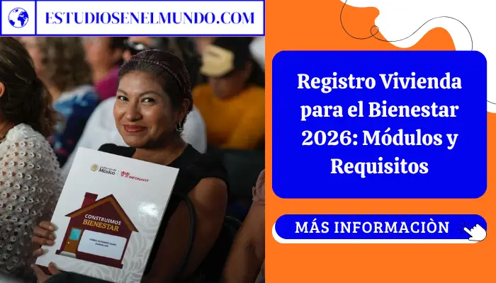 Familia mexicana entrega documentos en un módulo de registro de Vivienda para el Bienestar